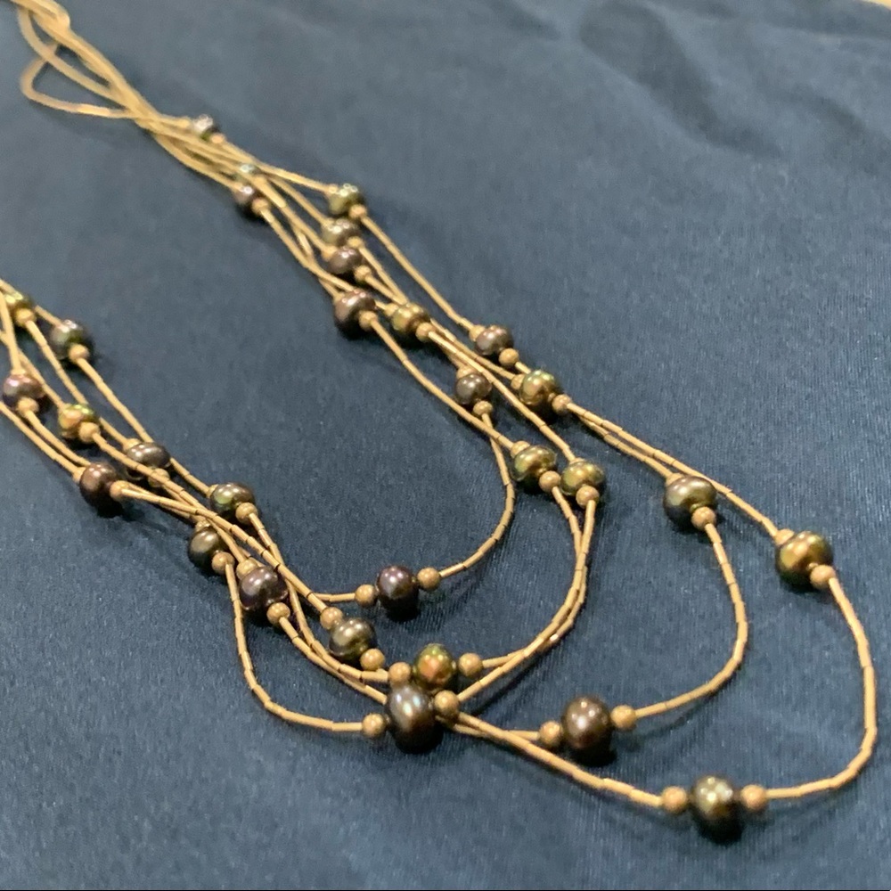 Liquid Solid Sterling Silver Native-American Jewel - image 2